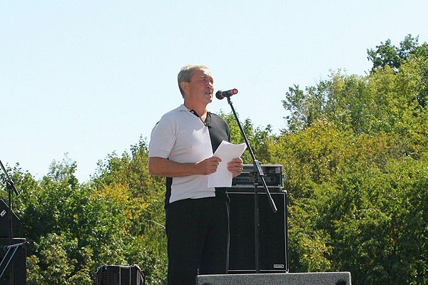 The annual flower show inaugurated by Leonid Chernovetskyi